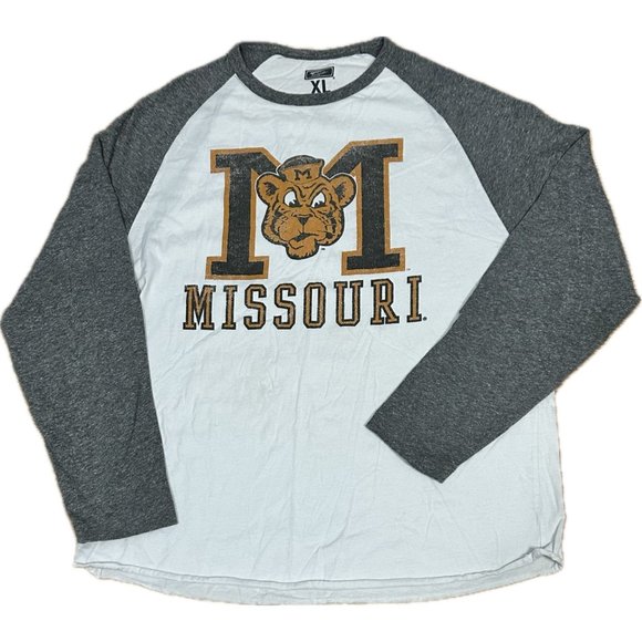 Missouri Tigers Unisex XL Soft Cottton Long Sleeve Lightweight Sweatshirt - Picture 1 of 6